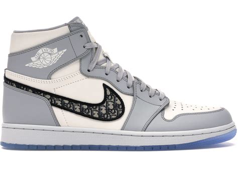 dior jordan 1 grey|jordan 1 high Dior stockx.